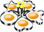 5 Pezzi Stampo Per Omelette In Acciaio Inox Anelli Per Uova Fritte Anelli Per Uova Fritte Anelli Per Pancake Per Uova Fritte Pancake
