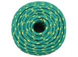 Vidaxl Corda Da Barca Verde 14 Mm 25 M Polipropilene