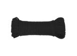 Vidaxl Corda Da Barca Nera 4 Mm 50 M In Polipropilene