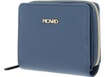 Picard Pelle Portafoglio Java 1 Wallet Denim Grigio Cadetto