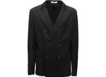 O0747 Giacca Doppiopetto Uomo Paolo Pecora Man Textured Jacket