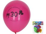 Pallone Gonfiabile Da 30 Cm - Set Di 5, Con Il Numero 30