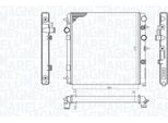 Magneti Marelli Radiatore, Raffreddamento Motore 350213198700