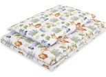 Set Di Biancheria Da Letto Per Bambini In Cotone 2 Pezzi 135X100 Cm - Avventura Nella Foresta
