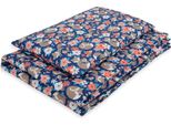 Set Di Biancheria Da Letto Per Bambini In Cotone 2 Pezzi 135X100 Cm - Famiglia Di Volpi In Blu