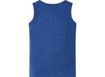 Vidaxl Canotta Bambino Blu Scuro Melange 128