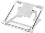 Supporto Per Laptop In Alluminio Supporto Per Computer, Portatile, Pieghevole, Regolabile, 6 Angoli Di Visualizzazione, Compatibile Con Notebook, Laptop E Macbook Fino A 15 Pollici