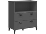 Libreria Viken Antracite 80X40X90 Cm Materiale A Base Di Legno