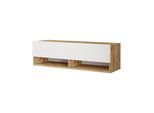 In And Outdoormatch Mobile Tv Rosina - Mobile Tv - Mobile Tv - 2 Scomparti - 100 X 31,5 X 29,5 Cm - Colori Legno E Bianco - Mobile Decorativo