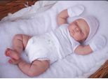 48 Cm Bambola Predipinta Neonata Pesche 3D Pelle Visibile Vene Bambola Reborn Dipinta A Mano Con Alta Qualità Genesis