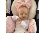 Bambola Neonata Loulou Alta 49 Cm, Bambola Reborn Già Finita, Pelle 3D, Pelle Dipinta A Mano, Vene Visibili