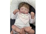 Bambola Reborn Alta 48 Cm, Bambina Pascale Addormentata, Pelle 3D, Strati Multipli, Pittura, Vene Visibili, Bambola Artistica Di Alta Qualità Da Collezionare