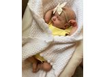 Bambola Neonata Alta 50 Cm, Corpo Morbido E Coccoloso, Loulou Dorme, Pelle 3D Realistica Con Vene Visibili, Bambola Fatta A Mano Di Alta Qualità