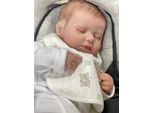 48 Cm Loulou, Neonato, Bambola Reborn Già Finita, Pelle 3D, Pelle Dipinta A Mano Con Dettagli, Vene Visibili