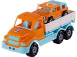 Giocattolo Xl Torpedo Truck Con Jeep Di Sopravvivenza Arancione 44,5 Cm Truck