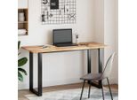 Vidaxl Piano Scrivania Non Trattato 140X60X2 Cm In Legno Massiccio Di Acacia