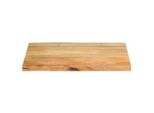 Vidaxl Piano Del Tavolo Con Bordo Ad Albero 70X60X2,5 Cm In Legno Massiccio Di Mango