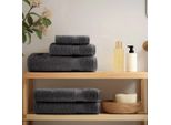 Vidaxl Asciugamani Da Doccia Premium Solund 10 Pz. Antracite 70X140 Cm 600 G/M²
