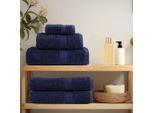 Vidaxl Asciugamani Per Ospiti Premium Solund 10 Pz. Blu Navy 30X50 Cm 600 G/M²