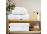 Vidaxl Asciugamani Premium Per Ospiti Solund 10 Pz. Bianco 30X50 Cm 600 G/M²