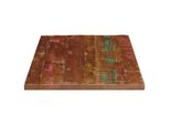 Vidaxl Piano Da Tavolo 80X60X2,5 Cm Rettangolare In Legno Massiccio Antico