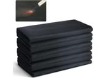 Set Di 4 Coperte Per Saldatura - Tappeto Protettivo Resistente Al Calore 950 X 910 X 3 Mm - Tessuto Di Protezione Termica Resistente Al Calore - Tappeto Di Protezione Termica In Fibra Di Carbonio - Coperta Antincendio In Fibra Di Carbonio - Sottostrato Ignifugo Tappeto Di Protezione Antincendio - Tappeto Antincendio - Resistenza Al Calore 982℃.