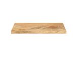 Vidaxl Piano Da Tavolo 40X20X2,5 Cm Rettangolare In Legno Massiccio Di Mango