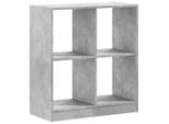 Libreria Grigio Cemento 68,5X32X75 Cm Materiale A Base Di Legno
