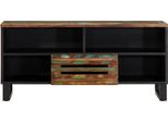 Mobile Tv Vidaxl 100X34X46 Cm In Legno Massiccio Di Acacia