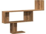 Mensola A Muro Rovere Artigianale 100X15X70 Cm Materiale A Base Di Legno