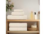 Vidaxl Asciugamani Da Doccia 10 Pz. Crema 70X140 Cm 360 G/M² 100% Cotone