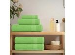 Vidaxl Asciugamani Per Ospiti 2 Pz. Verde Mela 30X50 Cm 360 G/M² 100% Cotone