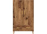 Vidaxl Credenza In Legno Vecchio 70X31X115 Cm Materiale A Base Di Legno