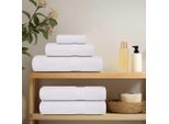 Vidaxl Asciugamani Da Doccia 10 Pz. Bianco 70X140 Cm 360 G/M² 100% Cotone