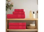 Vidaxl Asciugamani 10 Pz. Rosso 50X100 Cm 360 G/M² 100% Cotone