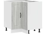 Vidaxl Base Ad Angolo Per Cucina Kalmar Grigio Sonoma In Legno
