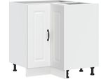 Vidaxl Base Ad Angolo Per Cucina Kalmar In Legno Bianco