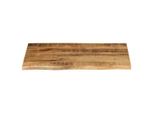 Vidaxl Piano Del Tavolo 70X60X2,5 Cm Bordo Albero Legno Massiccio Legno Di Mango Grezzo