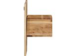 Vidaxl Comodino 50X27X50 Cm In Legno Massiccio Di Acacia