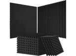 Pannelli Di Schiuma Acustica 52 Pz. 30X30X2,5 Cm - Isolamento Acustico - Pannelli Acustici Per Un'efficace Riduzione Del Rumore - Fonoassorbenti Per Studi E Locali
