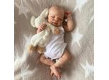 45CM Reborn Neonato Dimensione Bambino Bambola Dipinta A Mano Pelle Con