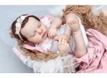 48CM Già Finito Reborn Baby Doll Dipinto A Mano Bambola 3D Pelle Dipinta Con Vene Visibili