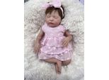 48 Cm Di Corpo Di Neonato In Morbido Tessuto, Già Dipinto, Bambola Reborn Dormiente, Pelle 3D Con Vene Visibili, Capelli Carpati