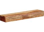 Vidaxl Mensole A Muro 2 Pz. 60X17X8 Cm In Legno Massiccio Di Acacia