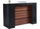 Banco Reception E Reception - Banco Reception E Reception - Colori Nero Marrone