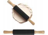 Mattarello In Silicone Masterpan Con Manico In Legno 38 Cm Per Stendere La Pasta