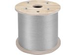 Cavo A Fune In Acciaio Inox 304, 1/4 Di Pollice, Struttura 7X19, 200 Piedi - Cavo In Acciaio Inox - Alta Capacità Di Carico
