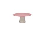 Dutchdeluxes - Realizzato A Mano - Alzata Per Torta - Ceramica - Media - Diametro 25 Cm - Rosa