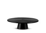 Dutchdeluxes - Ceramica - Alzata Per Torte - Grande - Diametro 32 Cm - Nero