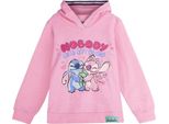 Cerda Group Stitch Felpa Con Cappuccio Rosa 8 Anni Ragazzi,Ragazze Rosa 8 Anni